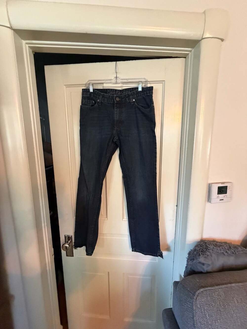 Calvin Klein Slim Straight Dark Wash Denim Jeans Size 32x32